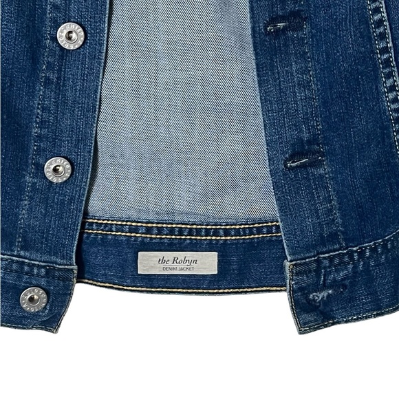 AG | Like new Robyn fitted casual denim jacket button front jean extra s… - Picture 3 of 16